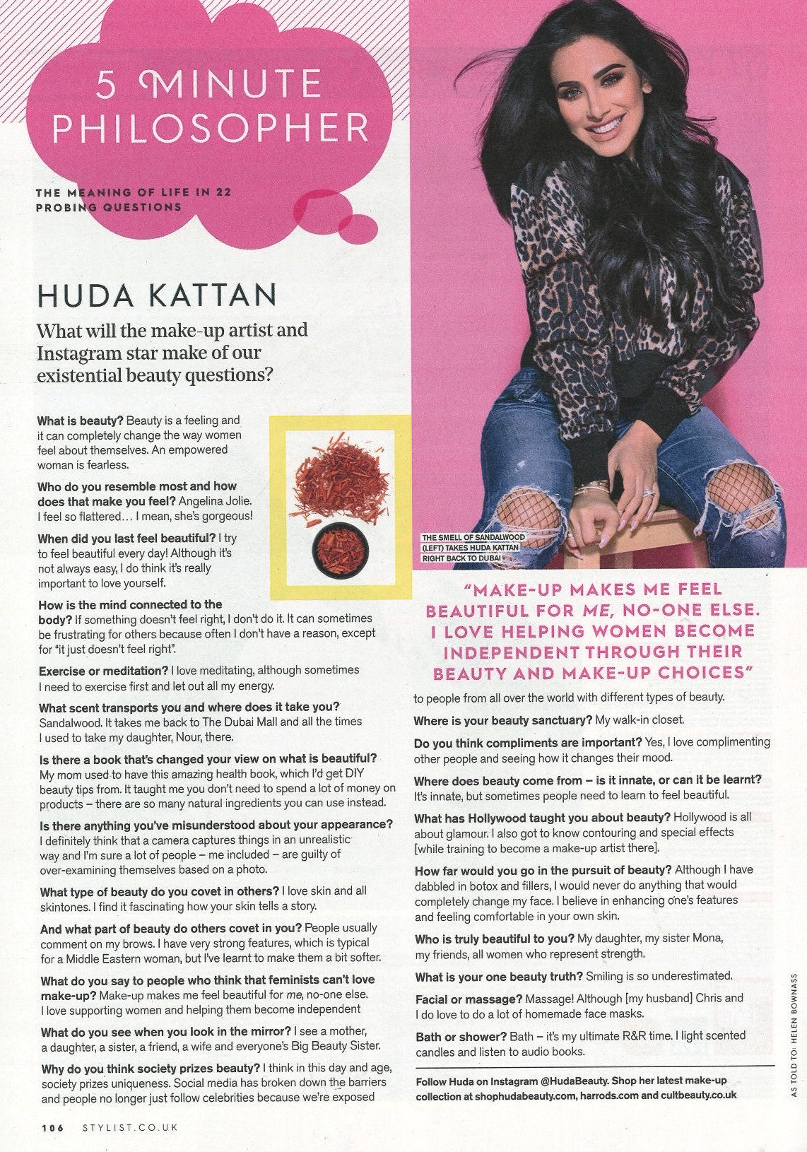 Huda Beauty Stylist Beauty Issue, 19 April 2017
