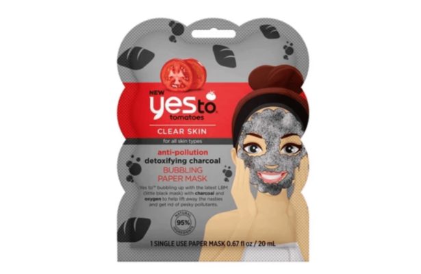 Yes To Tomatoes Anti Pollution Detoxifying Charcoal Bubbling Paper Mask