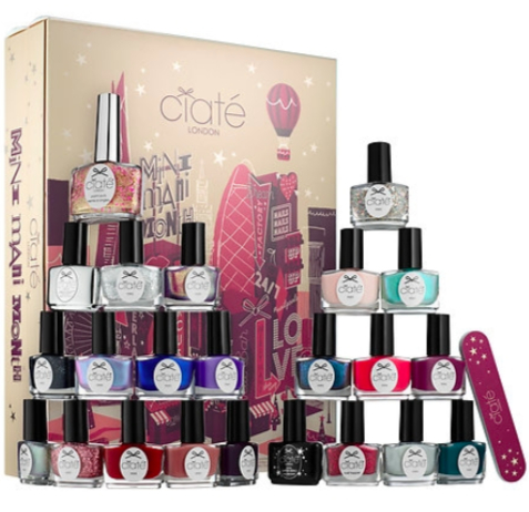 beauty themed advent calendar 