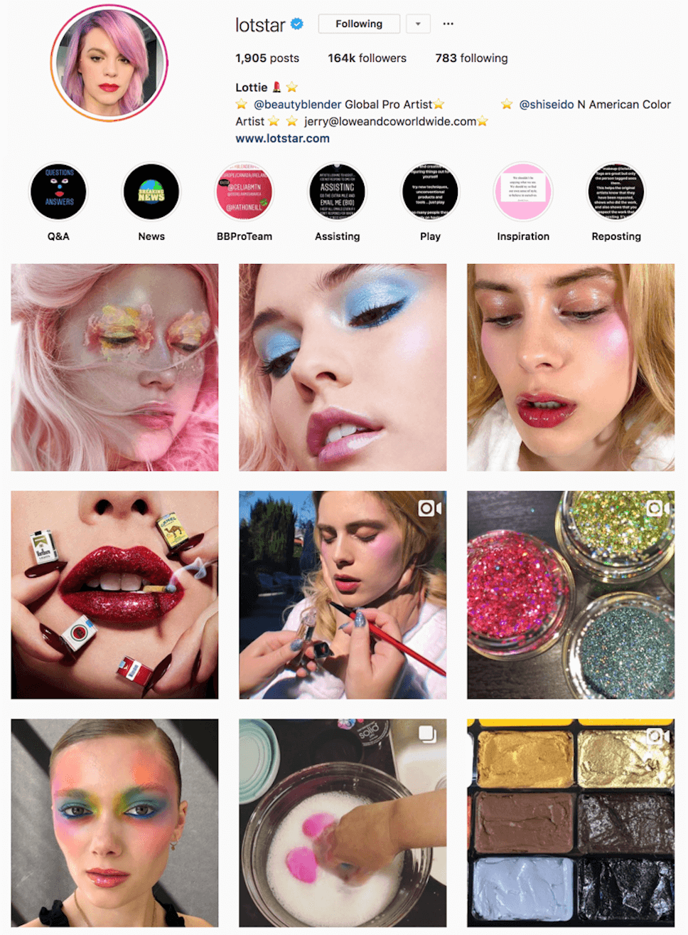 best beauty accounts
