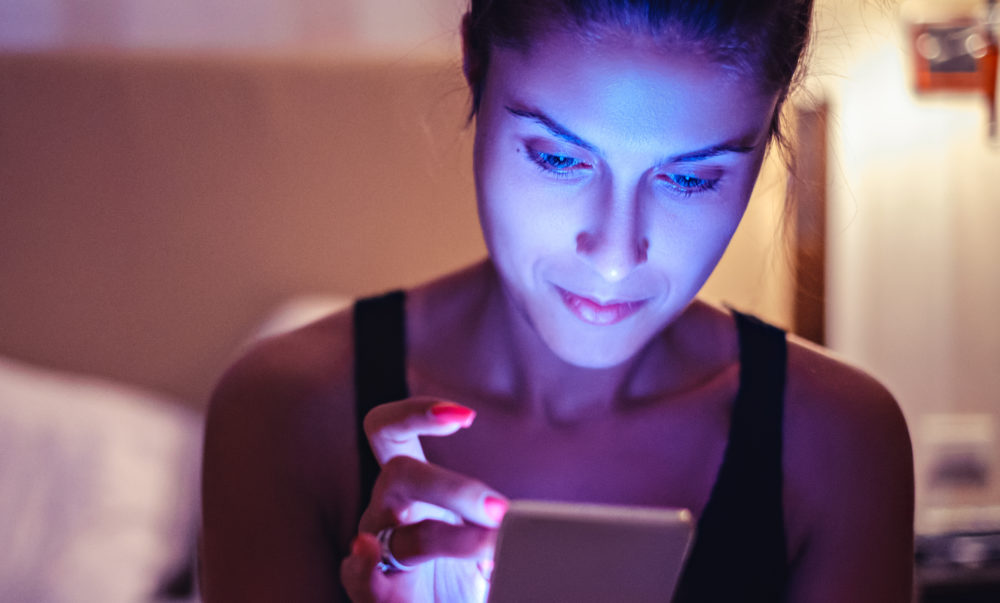 is blue light bad for your skin