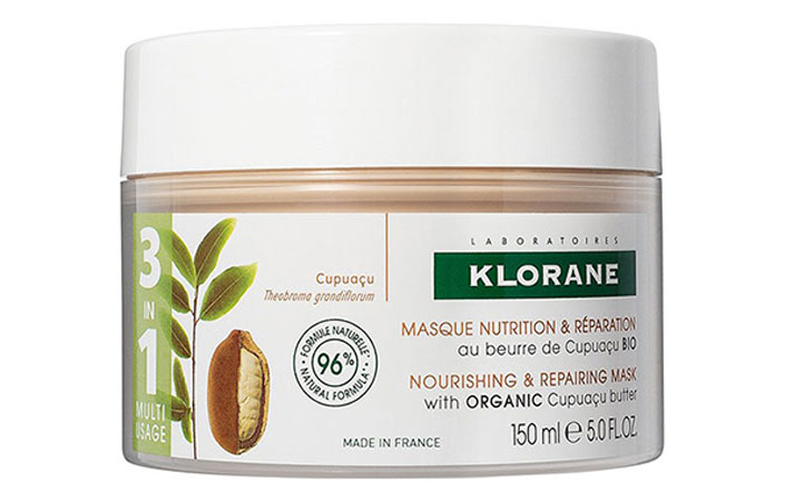 Klorane Nourishing & Repairing 3-in-1 Mask with Organic Cupuacu Butter