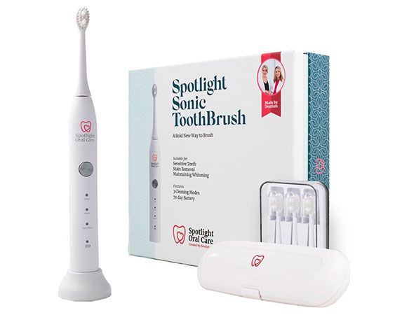 Spotlight sonic toothbrush