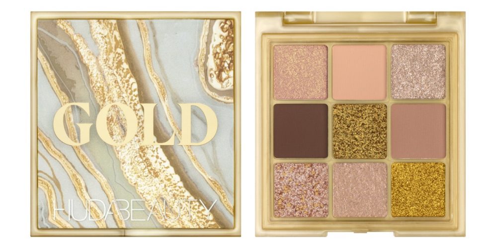 Huda beauty gold 2025 obsessions eyeshadow palette