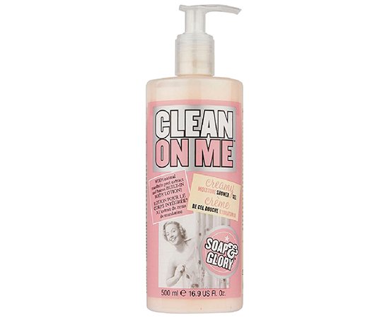 1-Soap-and-Glory-Clean-On-Me-Creamy-Clarifying-Shower-Gel