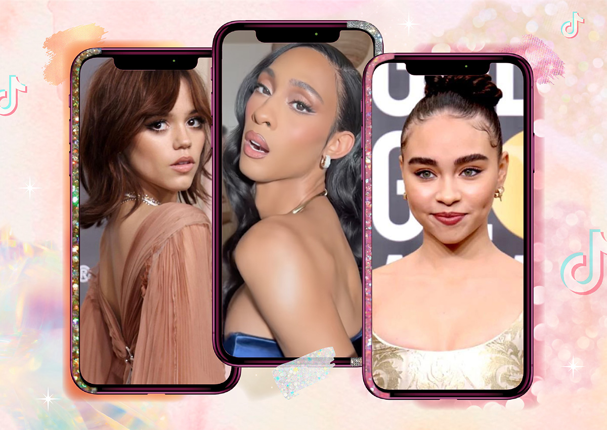 Wait... Were All Of The Golden Globe Beauty Looks Inspired By TikTok?